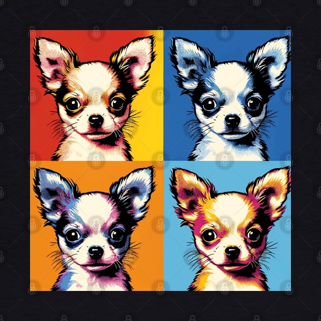 Pop Retro Chihuahua Art Painting - Cute Puppy by PawPopArt